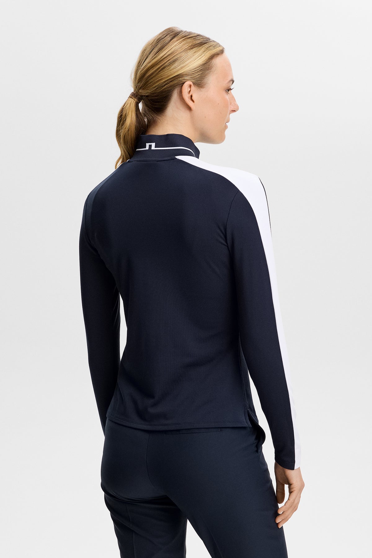 Hertta Long Sleeve Polo in JL Navy by J.Lindeberg