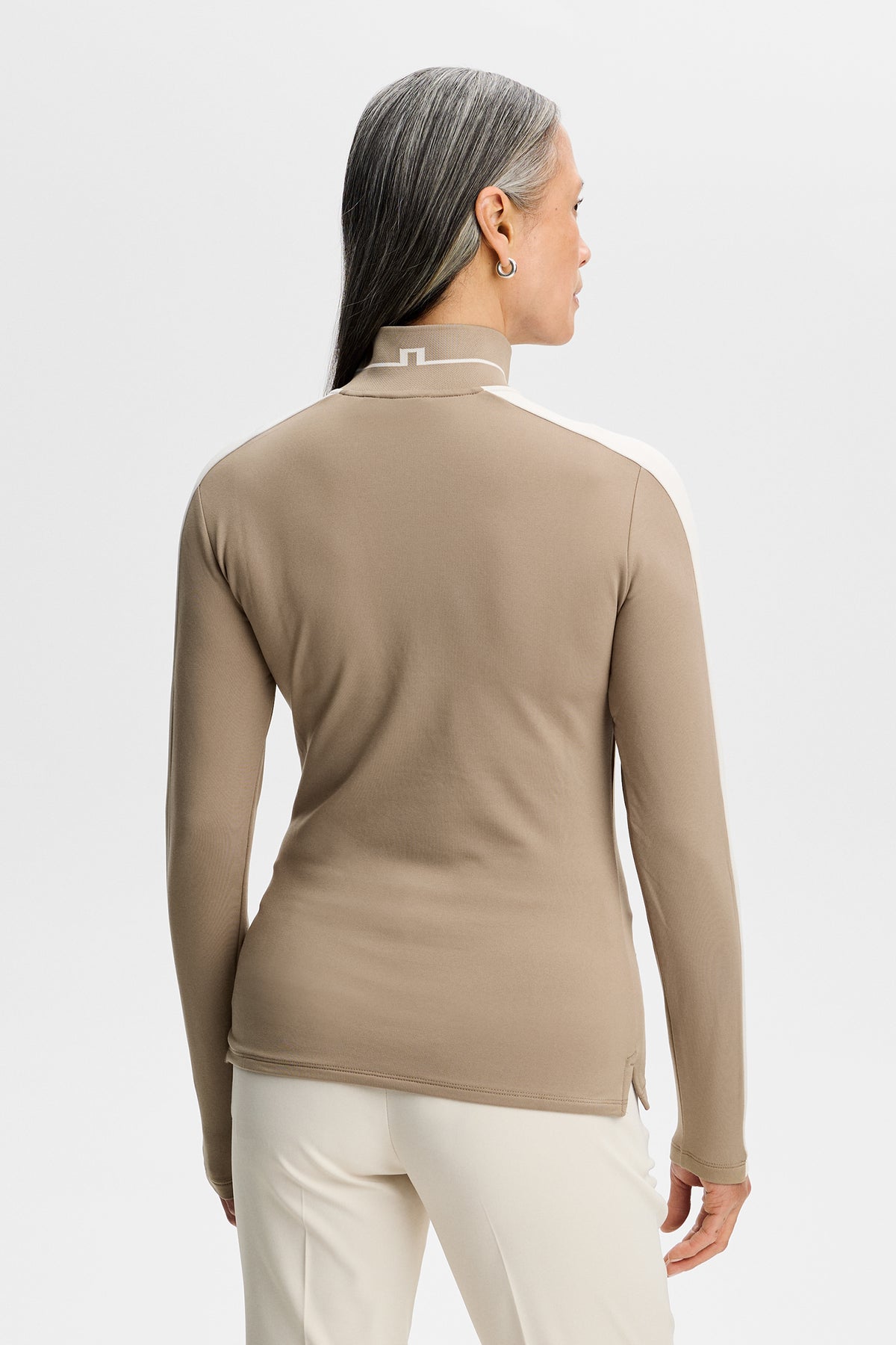 Hertta Long Sleeve Polo in Brindle by J.Lindeberg