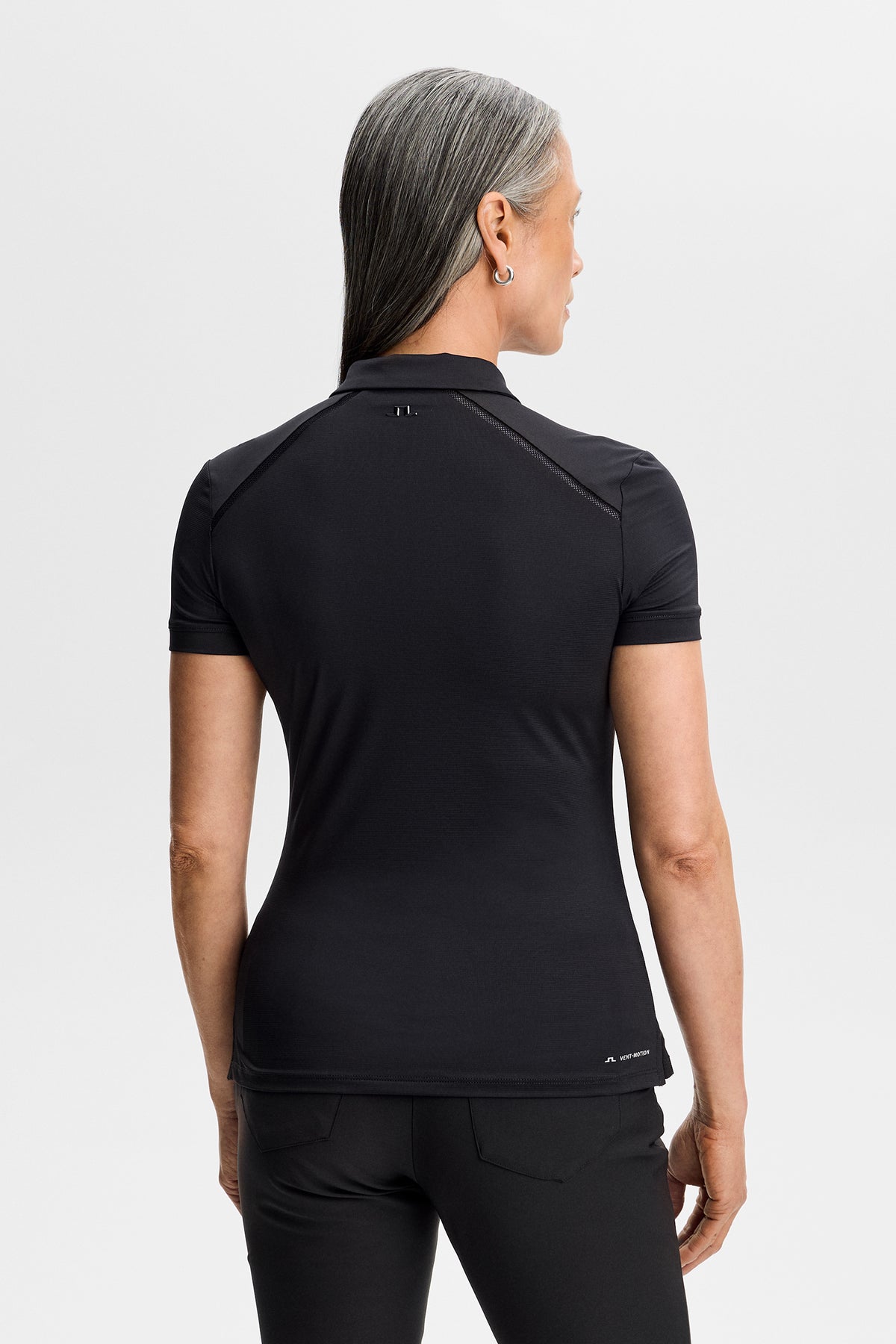 Vent Tech Polo in Black by J.Lindeberg