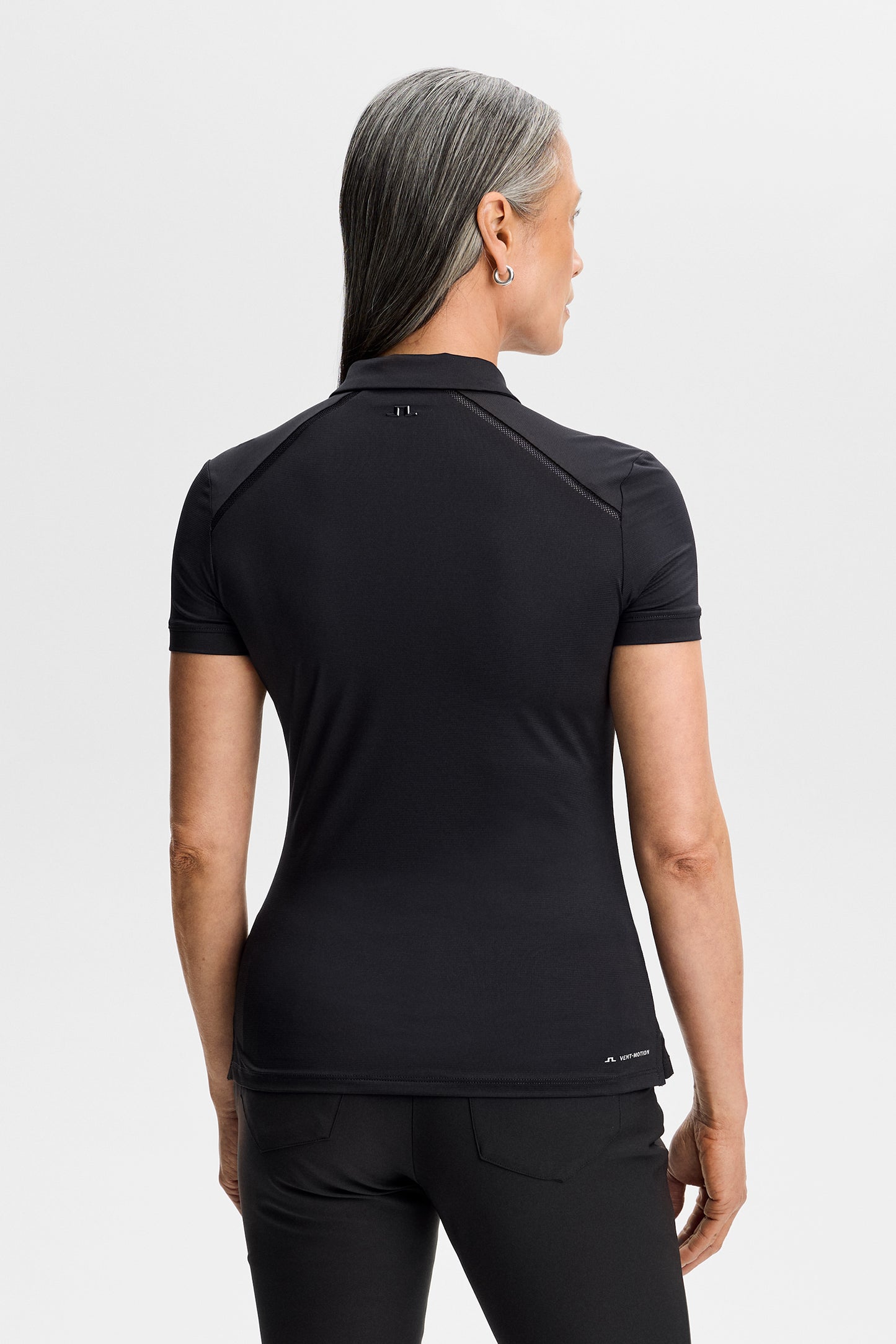 Vent Tech Polo in Black by J.Lindeberg