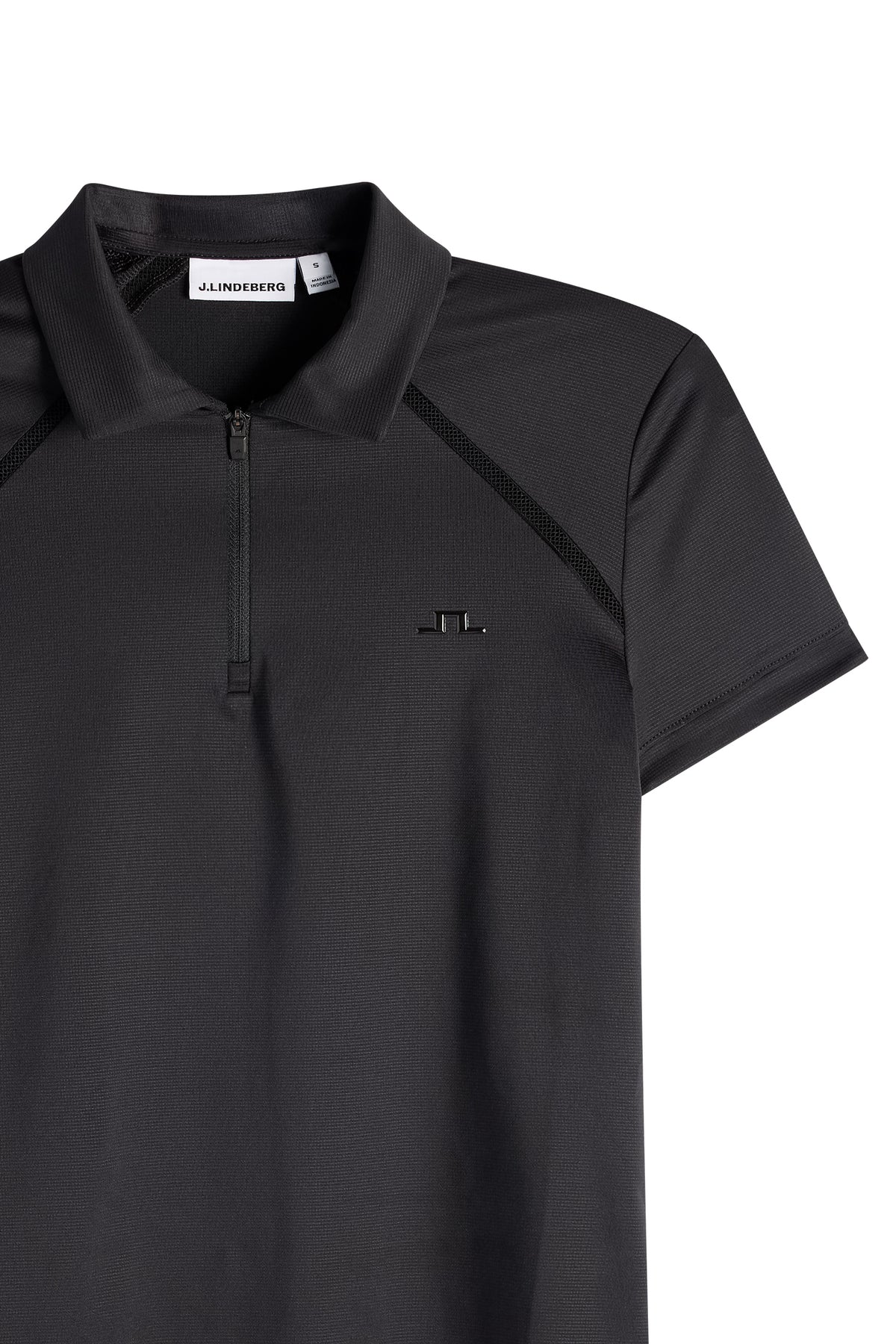 Vent Tech Polo in Black by J.Lindeberg