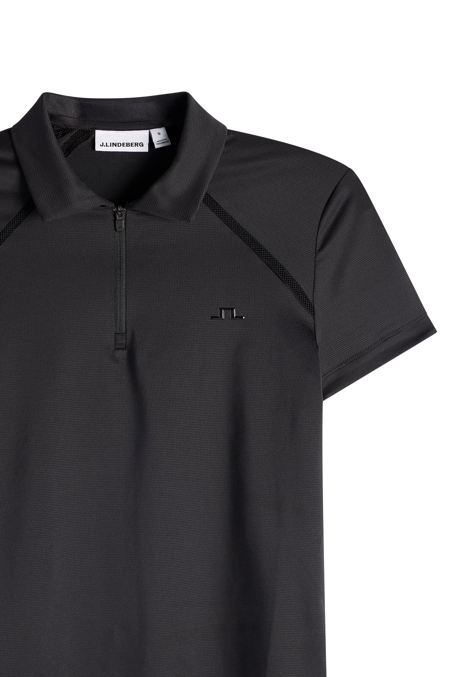 Vent Tech Polo in Black by J.Lindeberg