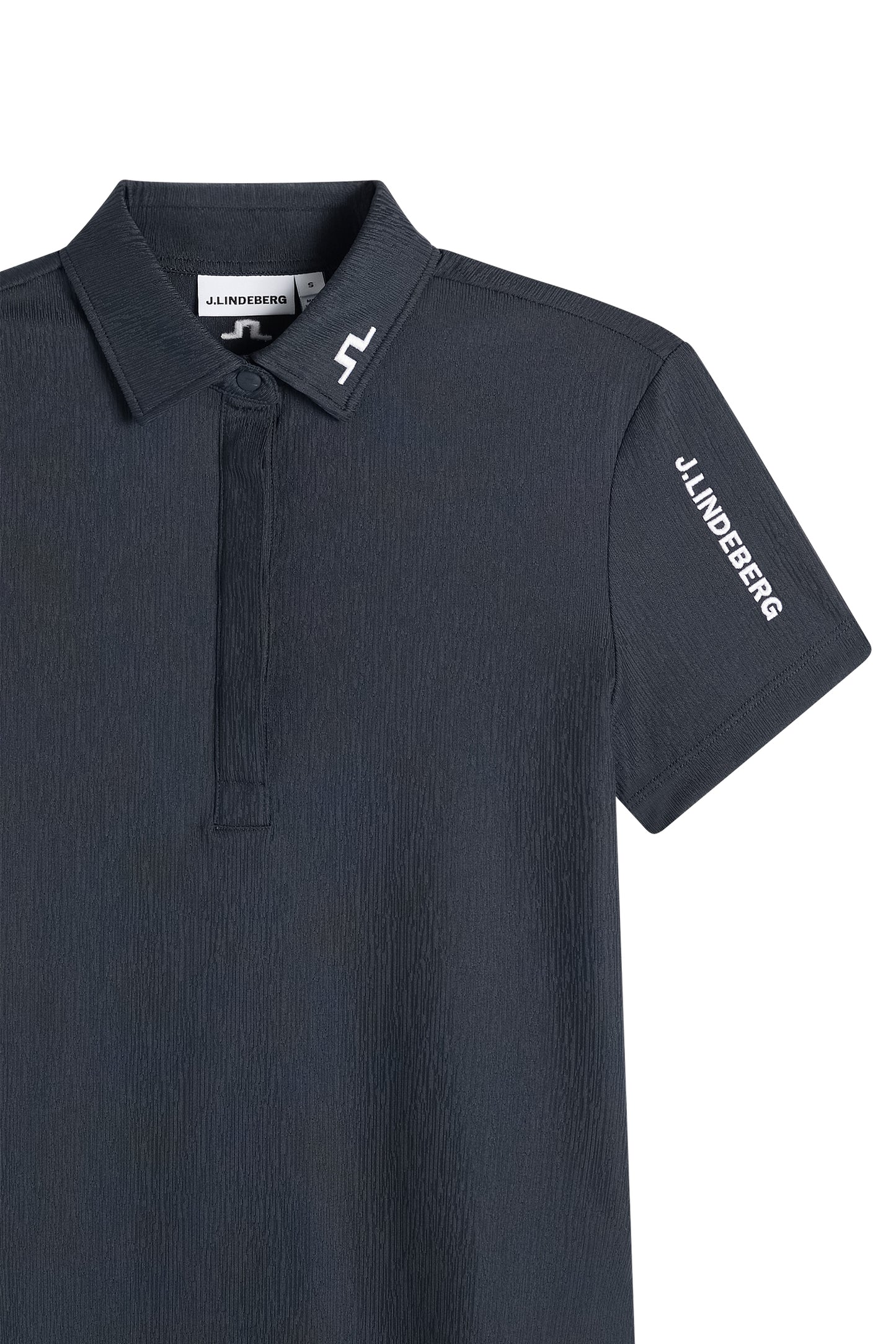 Tour Tech Textured Polo in JL Navy by J.Lindeberg
