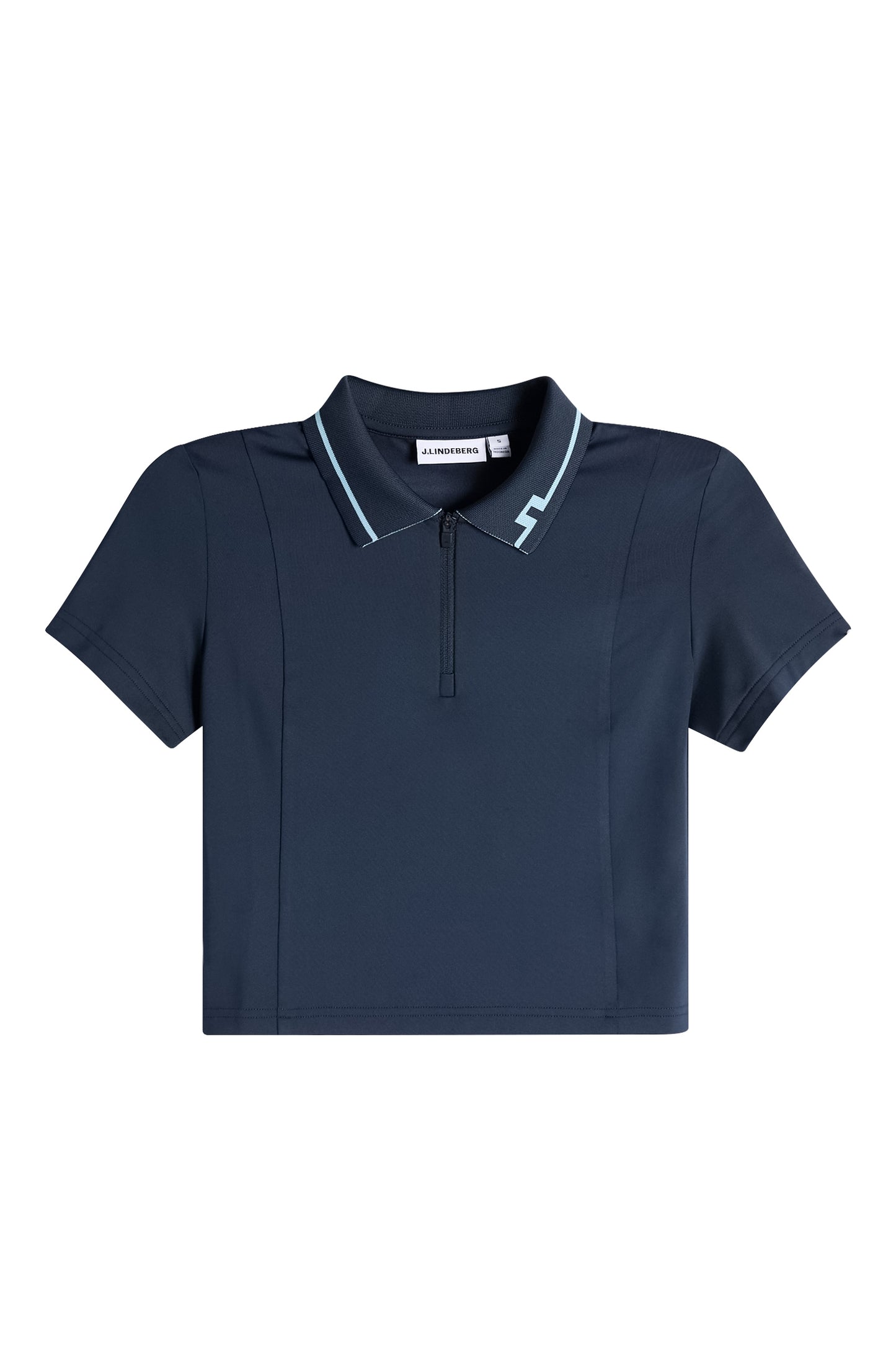 Naomi Cropped Polo in JL Navy by J.Lindeberg