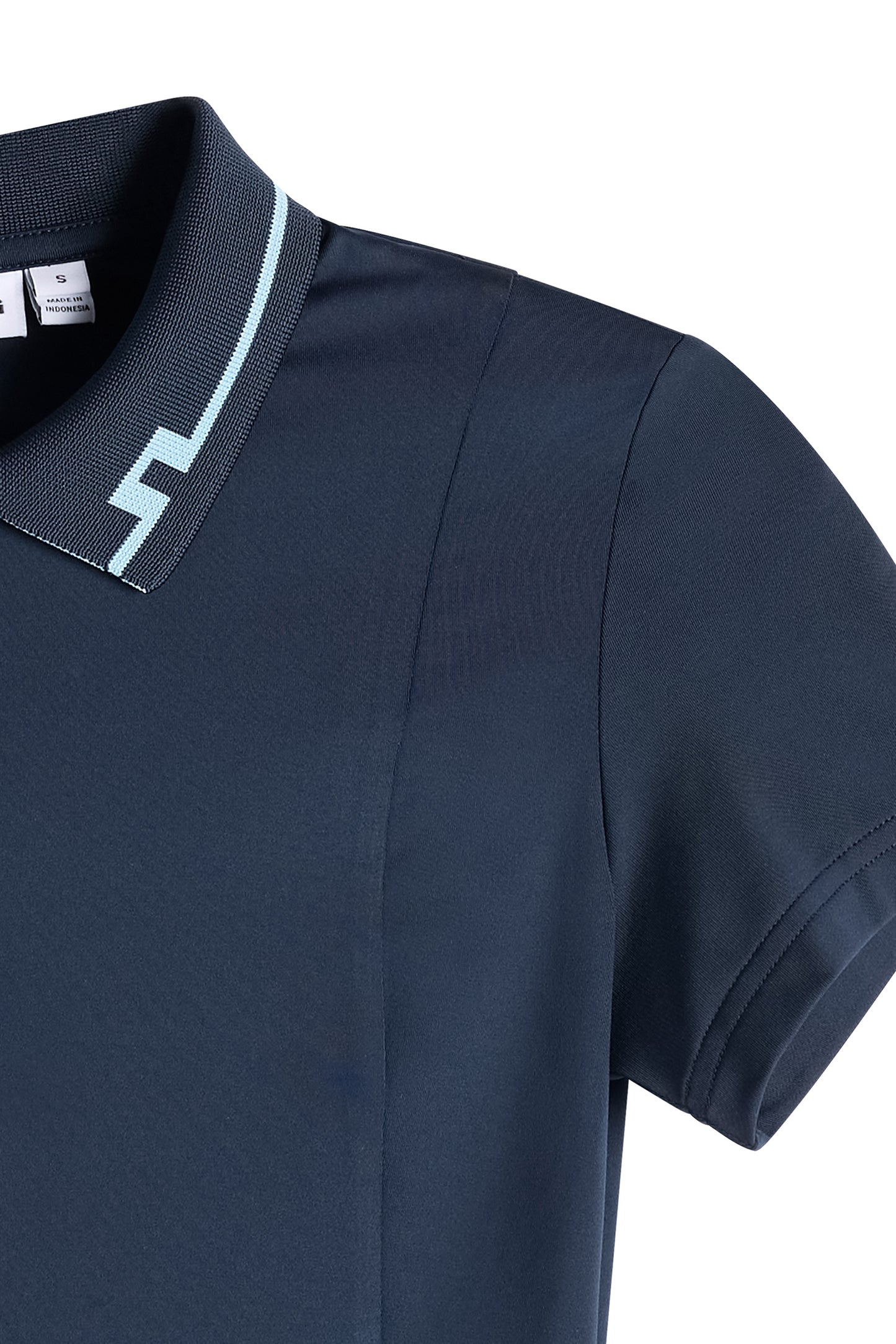 Naomi Cropped Polo in JL Navy by J.Lindeberg