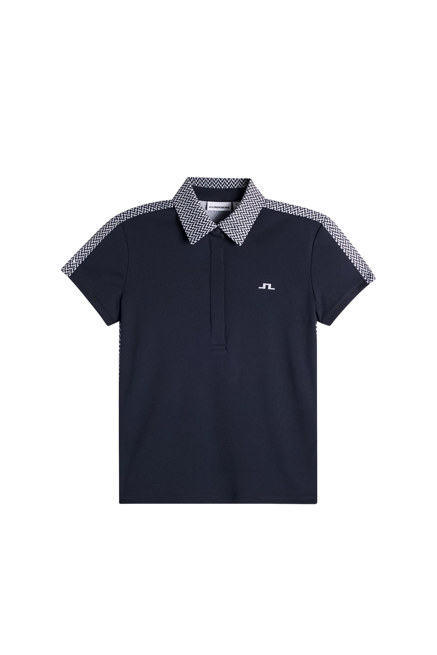 Cara Polo Print  in JL Navy by J.Lindeberg