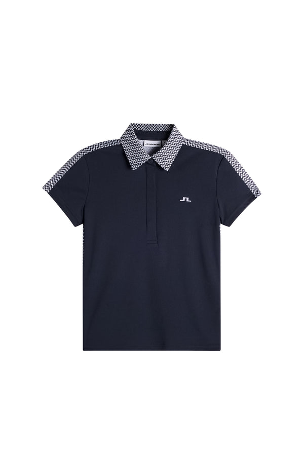 Cara Polo Print  / JL Navy