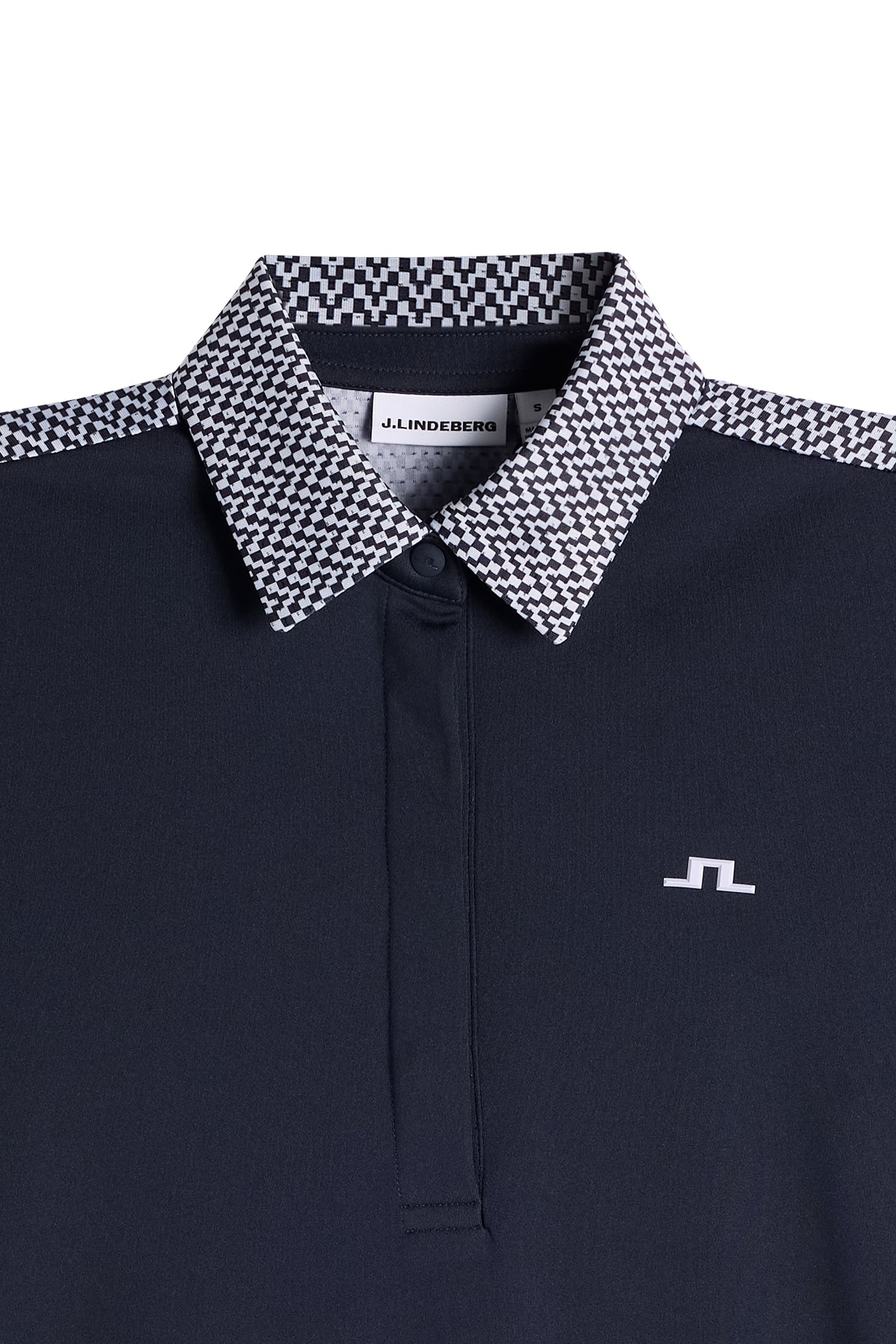 Cara Polo Print  in JL Navy by J.Lindeberg