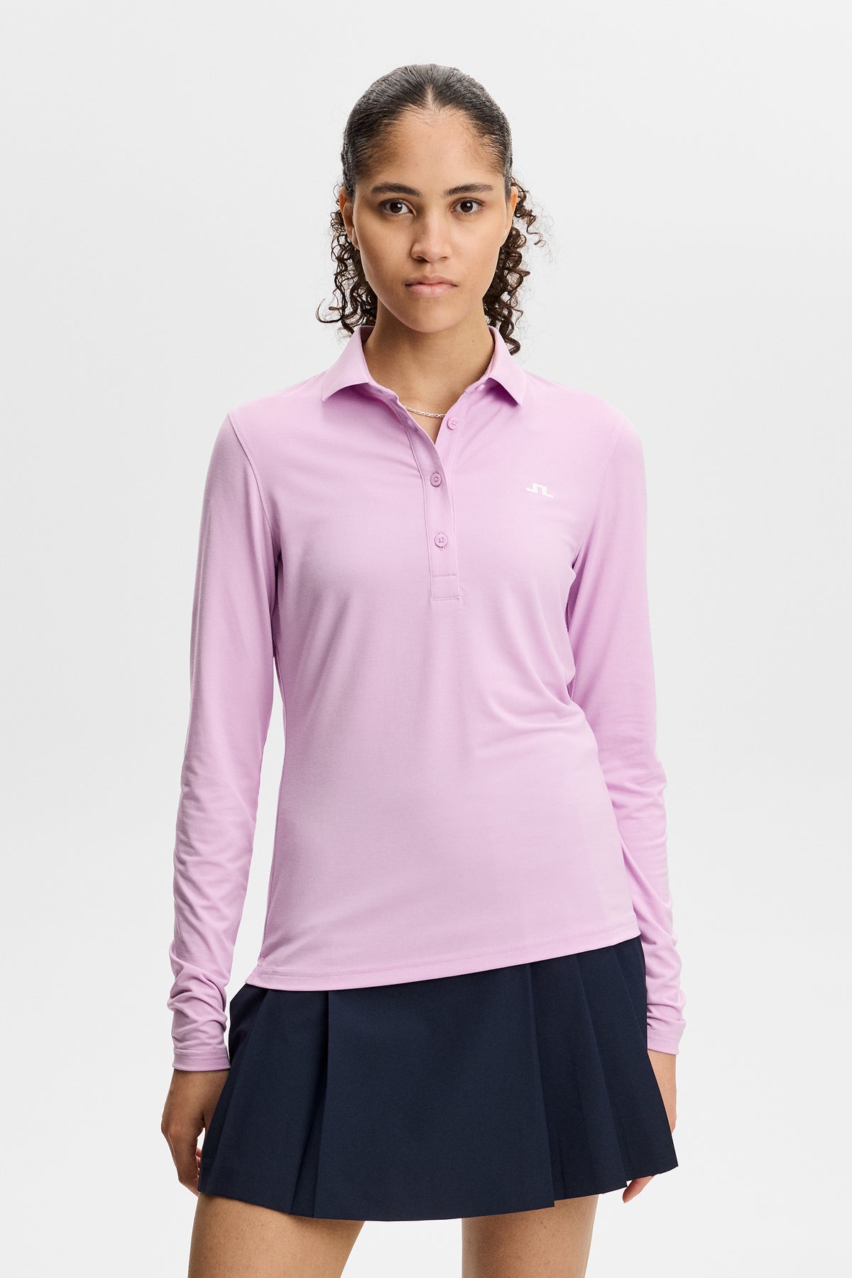 Flor LS Polo in Orchid Bouquet by J.Lindeberg