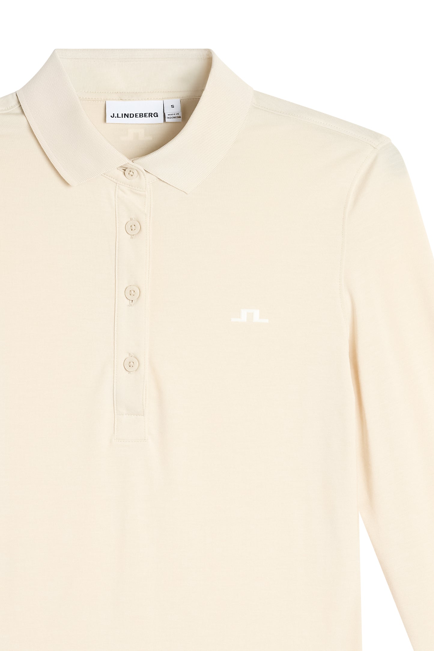 Flor LS Polo in Moonbeam by J.Lindeberg
