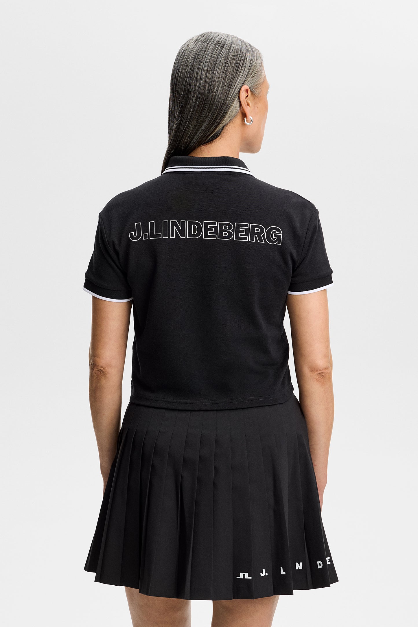 Claris Polo in Black by J.Lindeberg