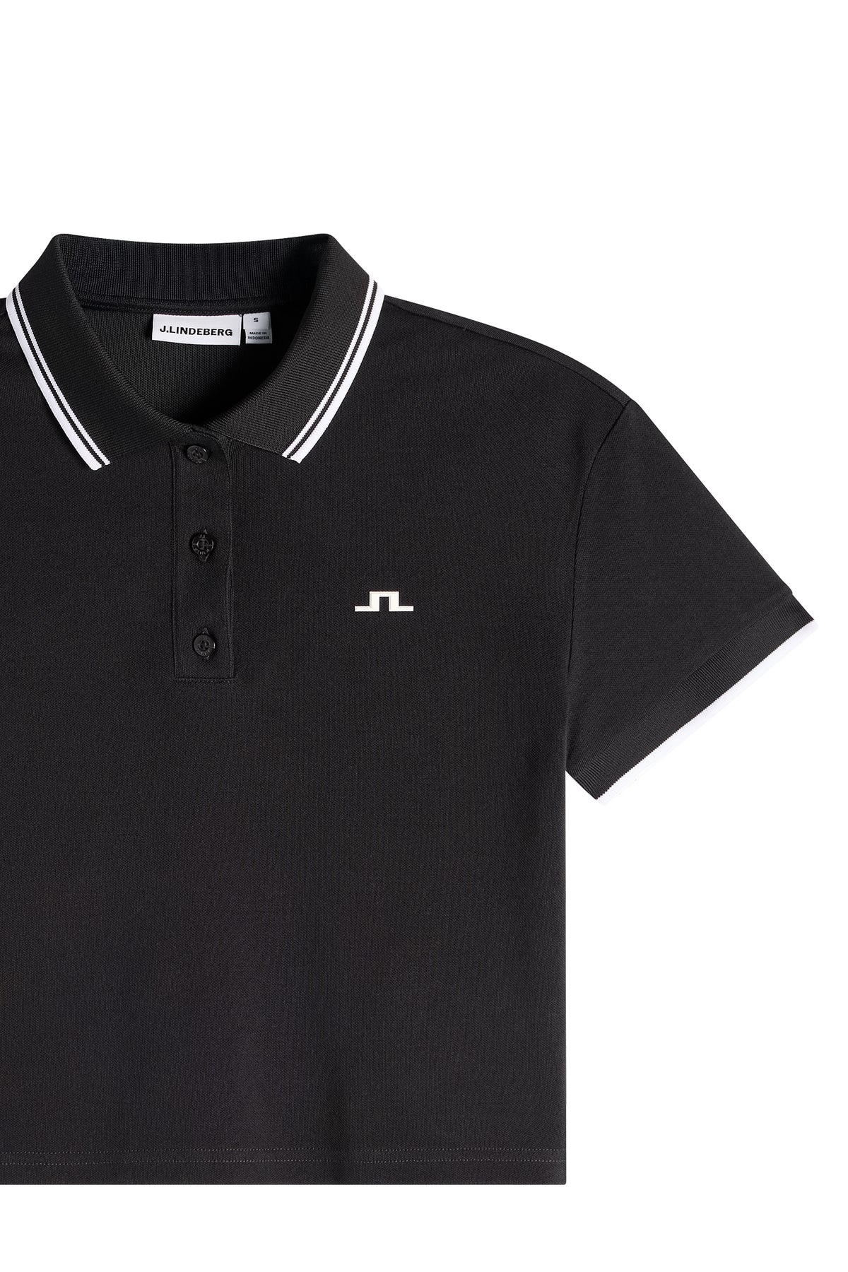 Claris Polo in Black by J.Lindeberg