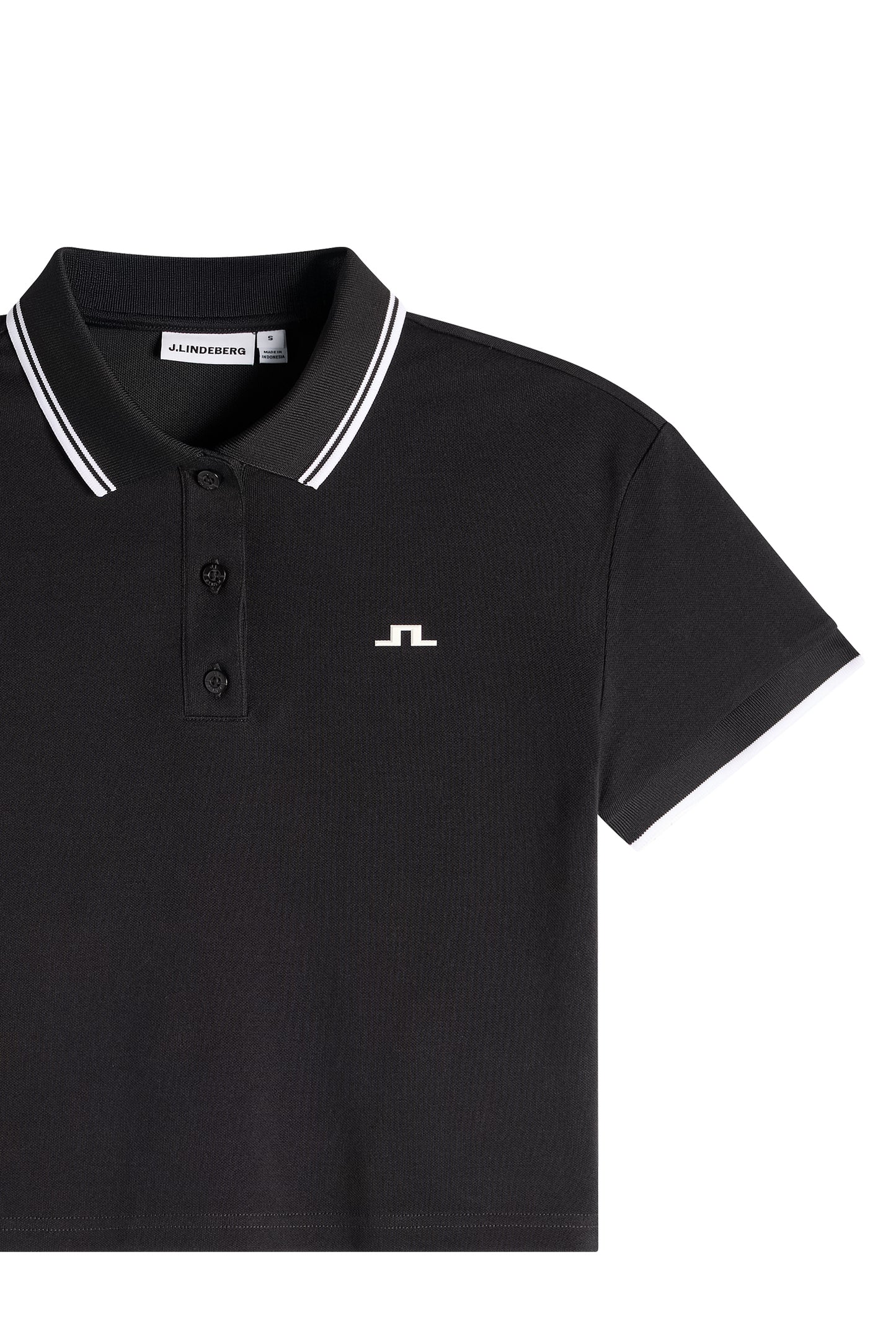 Claris Polo in Black by J.Lindeberg