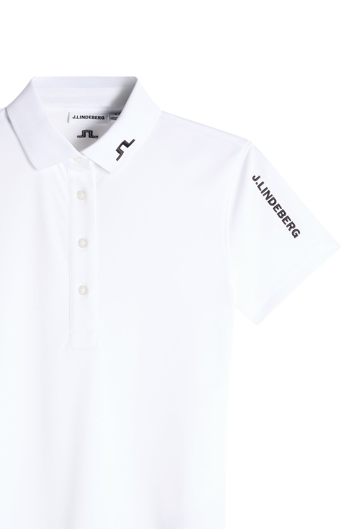 Tour Tech Polo in White by J.Lindeberg