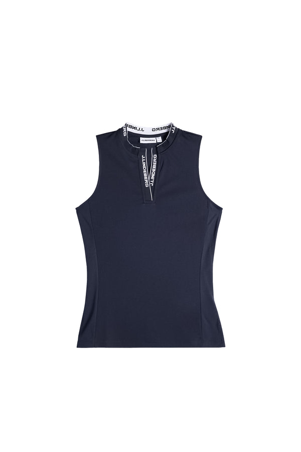 Leya Sleeveless Top / JL Navy