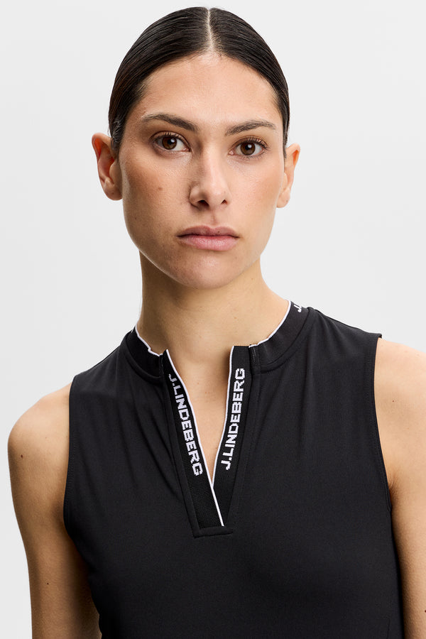 Leya Sleeveless Top / Black