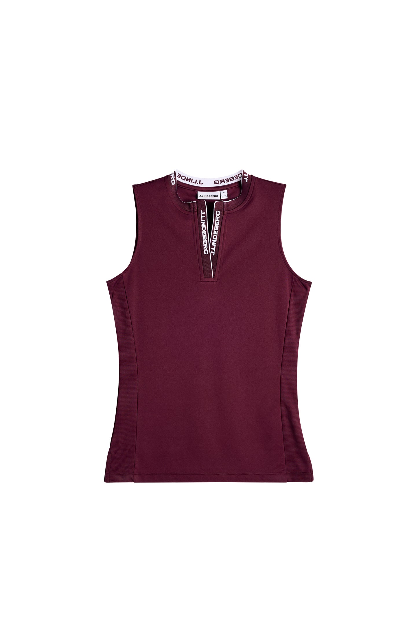 Leya Sleeveless Top in Winetasting by J.Lindeberg