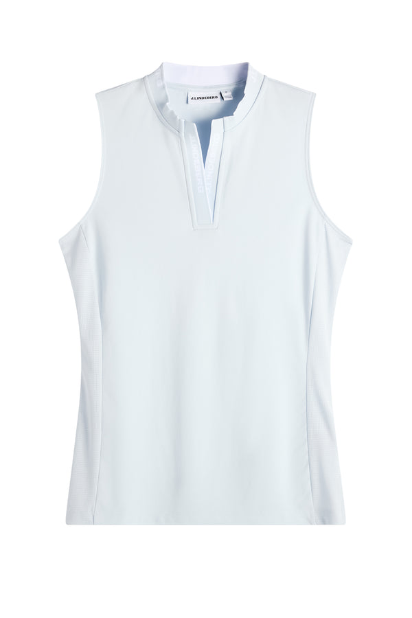 Leya Sleeveless Top / Skywriting