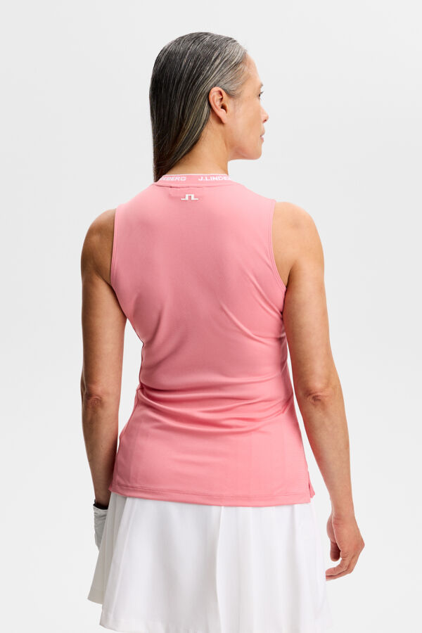 Leya Sleeveless Top / Flamingo Plume