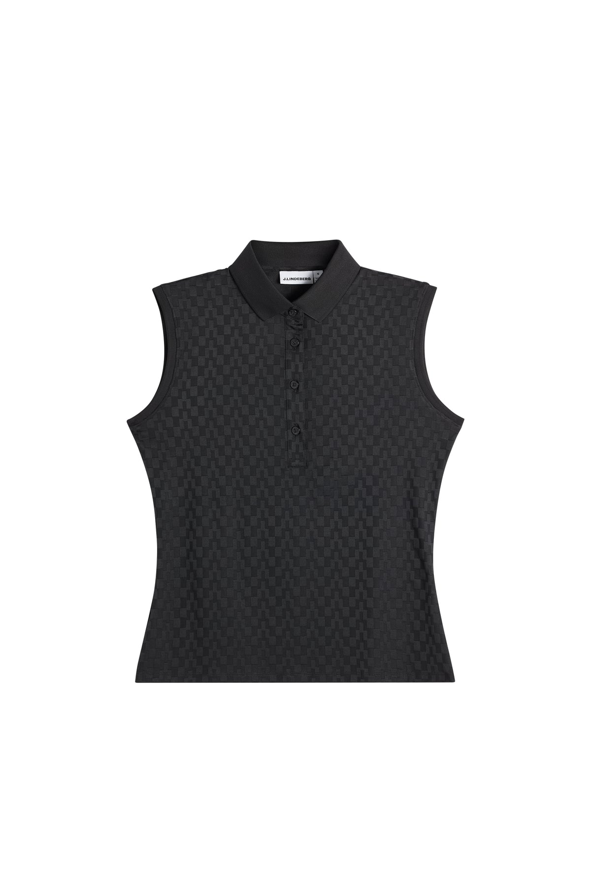 Dani sleeveless Polo in Black by J.Lindeberg
