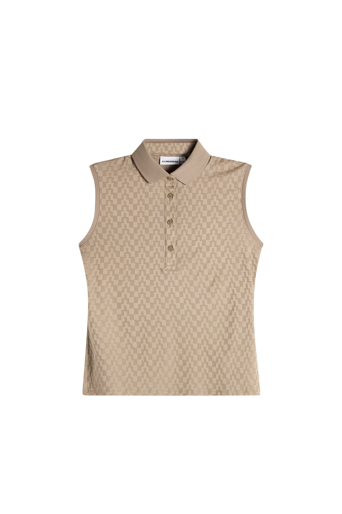 Dani sleeveless Polo in Brindle by J.Lindeberg