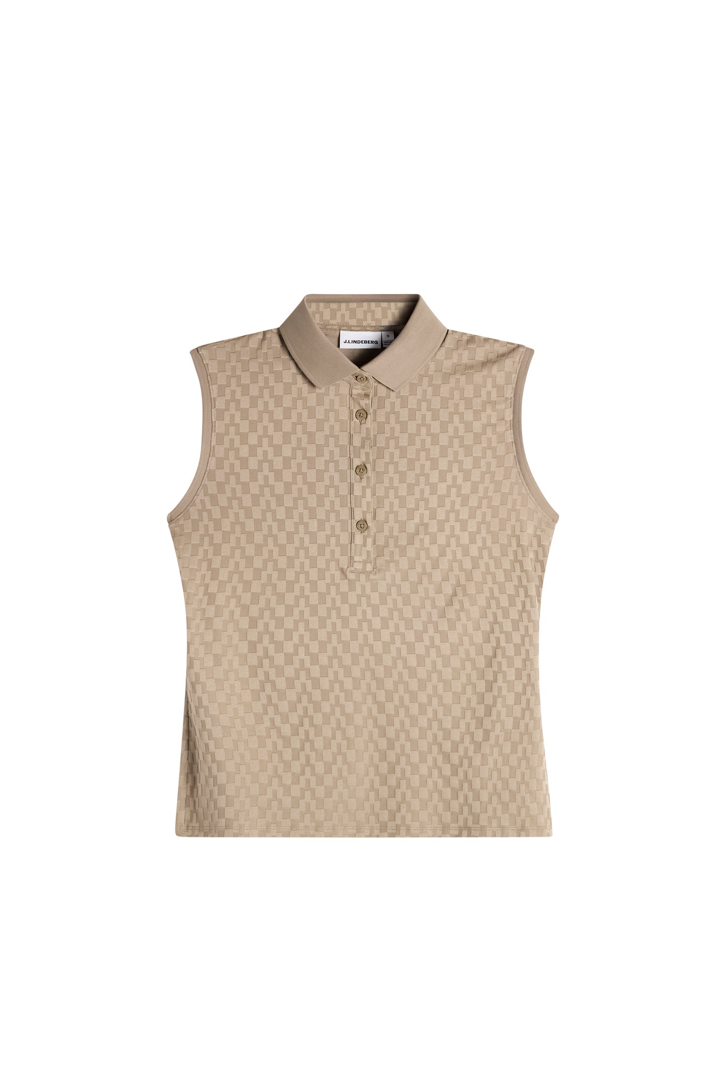 Dani sleeveless Polo in Brindle by J.Lindeberg