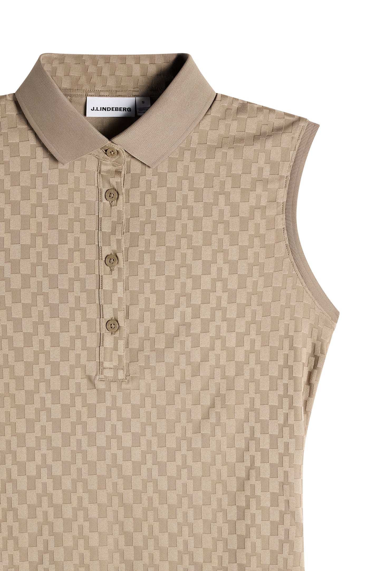 Dani sleeveless Polo in Brindle by J.Lindeberg