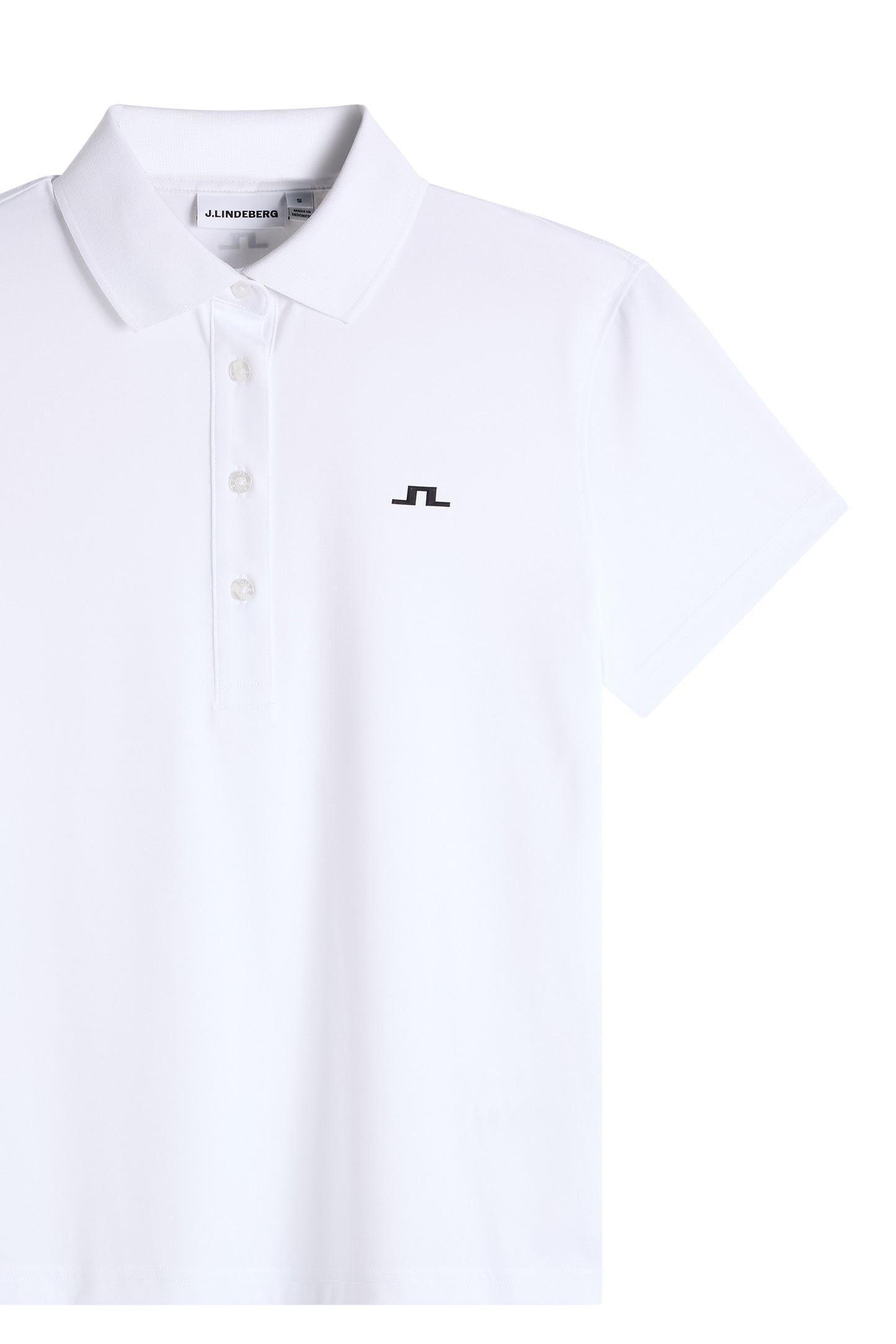Bridge Polo in White by J.Lindeberg