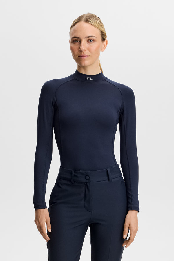 Ella Brushed Top / JL Navy