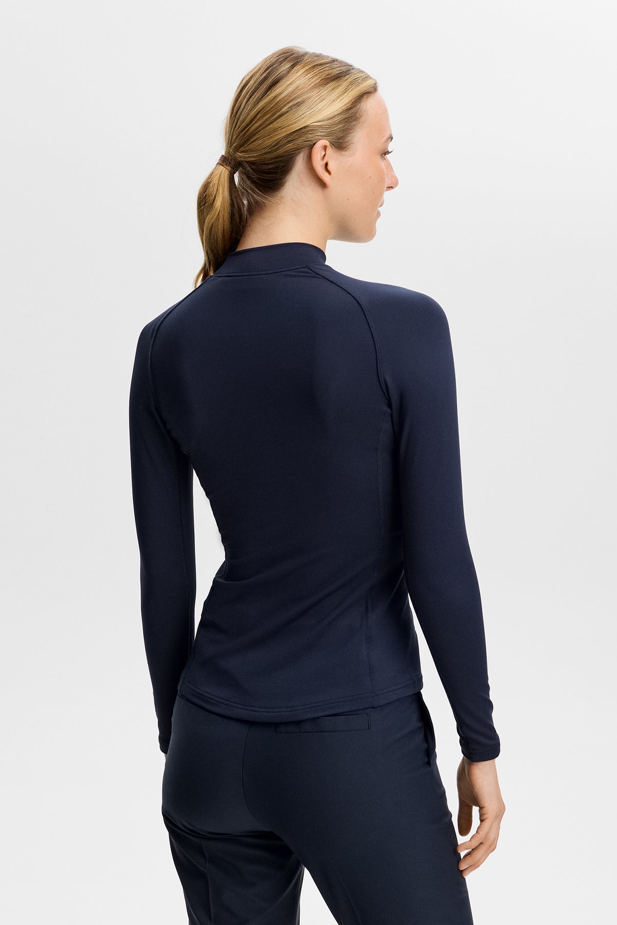 Ella Brushed Top in JL Navy by J.Lindeberg
