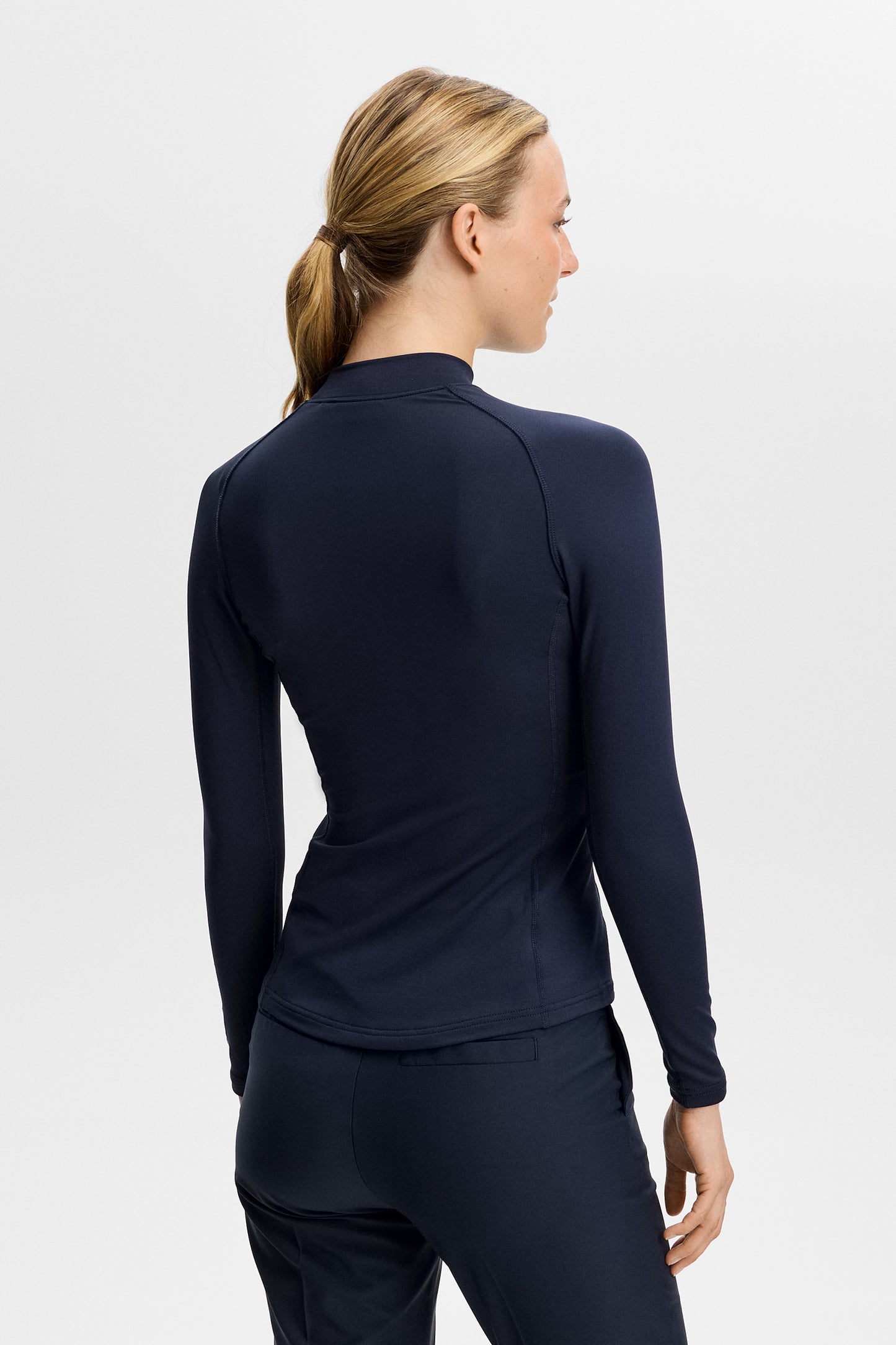 Ella Brushed Top in JL Navy by J.Lindeberg