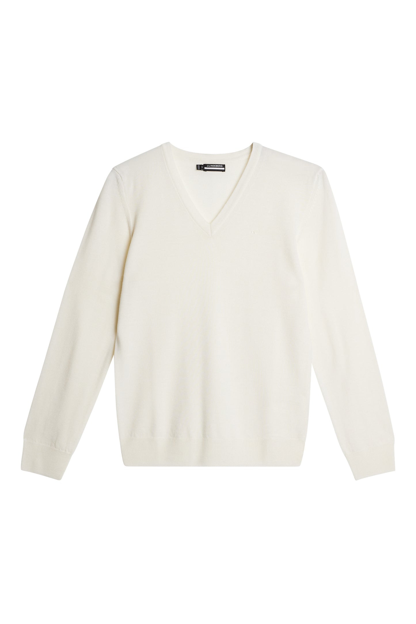 Amaya Knitted Sweater in White by J.Lindeberg