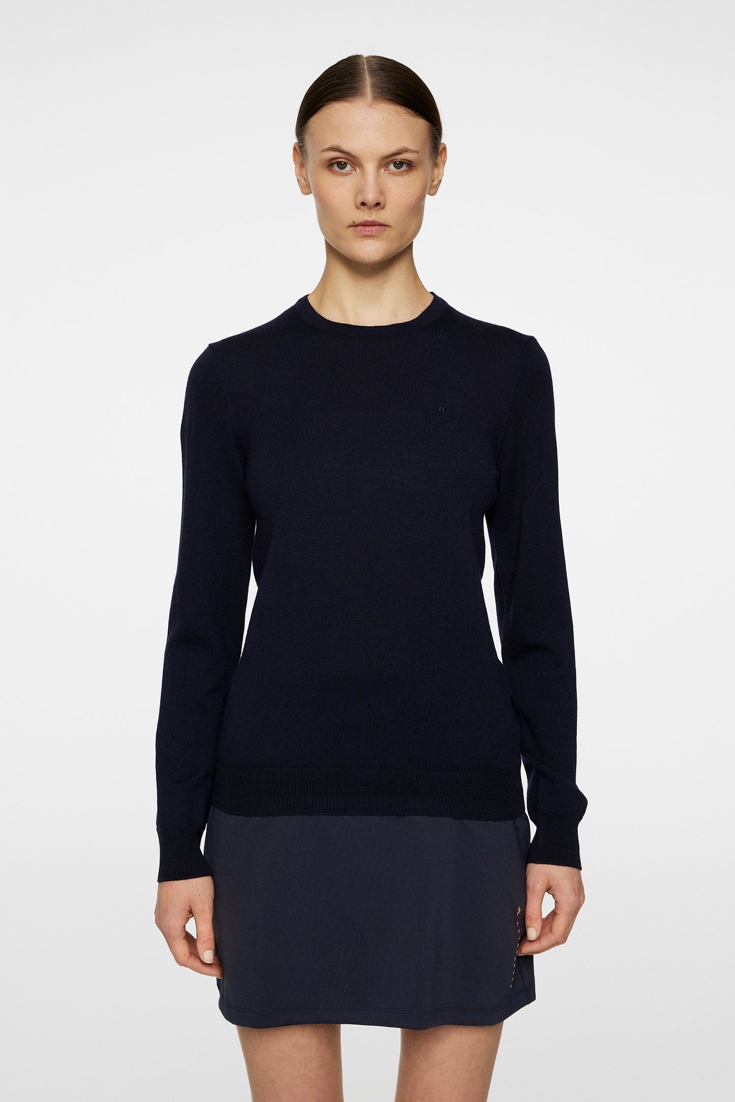 Aria Knitted Sweater in JL Navy by J.Lindeberg