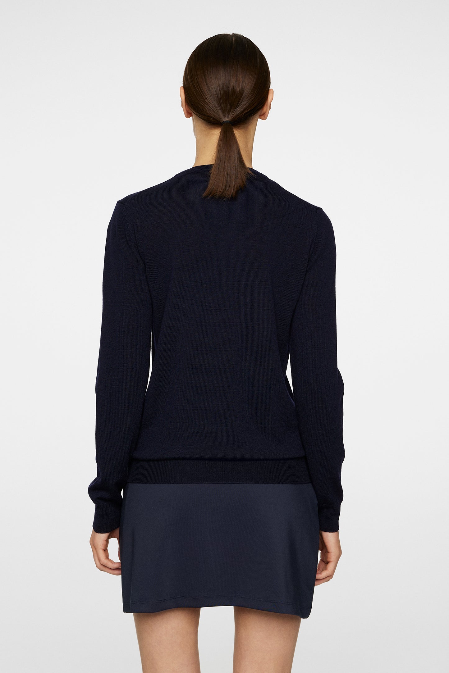 Aria Knitted Sweater in JL Navy by J.Lindeberg