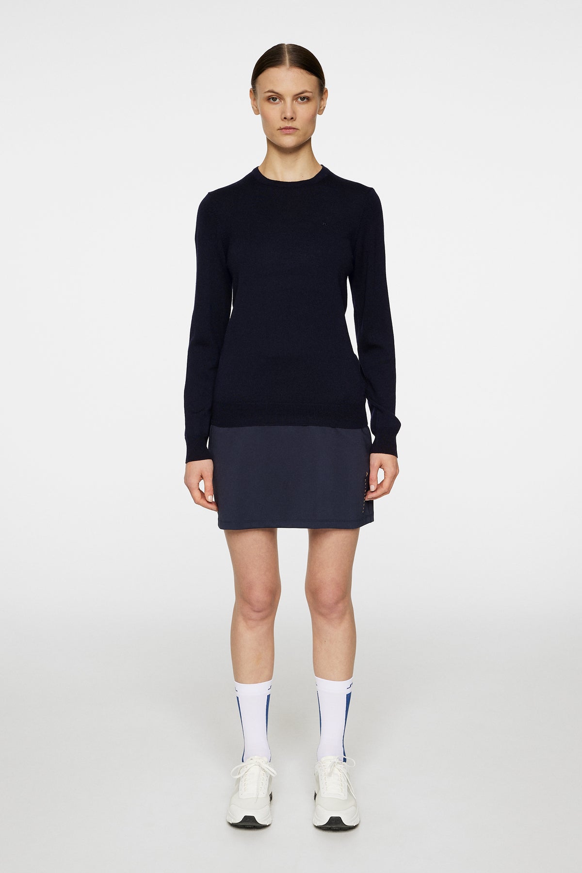 Aria Knitted Sweater in JL Navy by J.Lindeberg