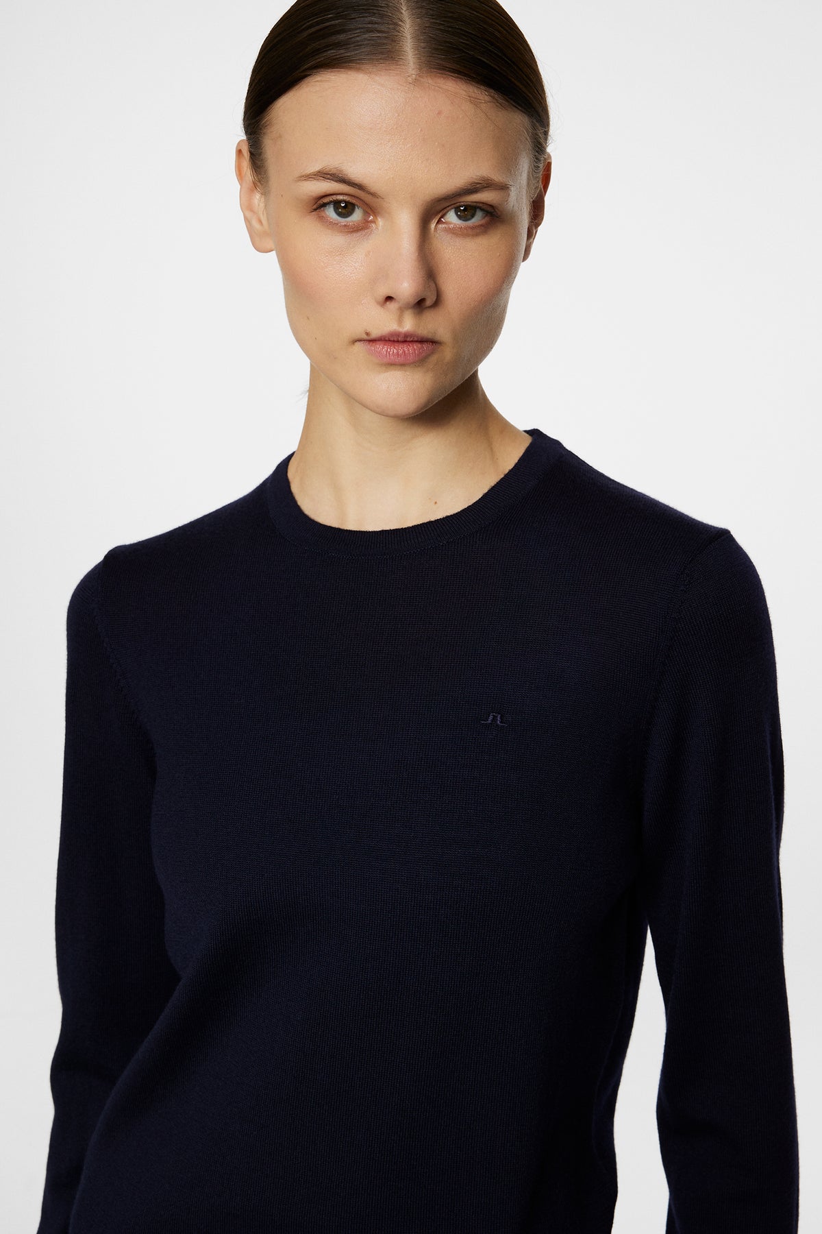 Aria Knitted Sweater in JL Navy by J.Lindeberg