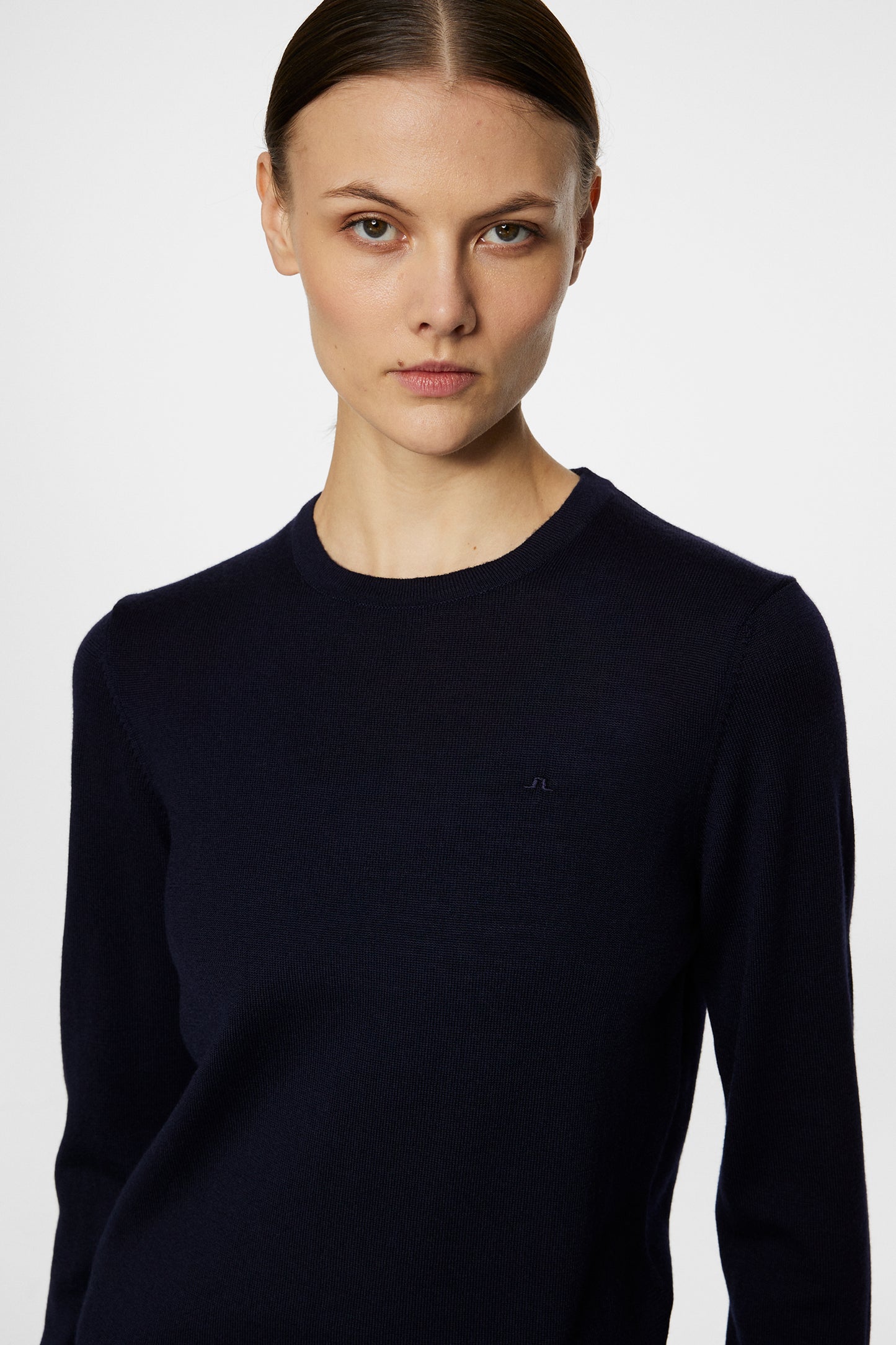 Aria Knitted Sweater in JL Navy by J.Lindeberg