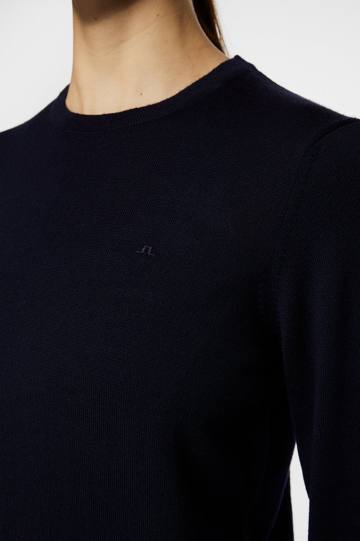 Aria Knitted Sweater in JL Navy by J.Lindeberg