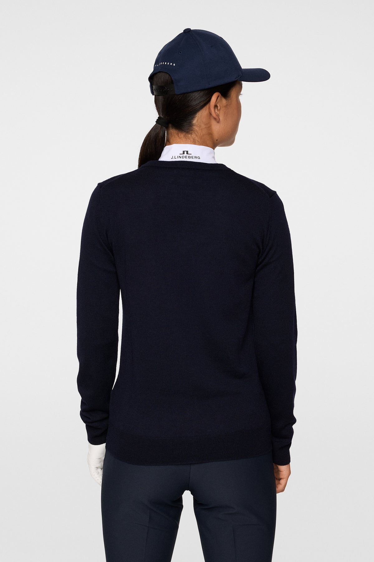 Amaya Knitted Sweater in JL Navy by J.Lindeberg