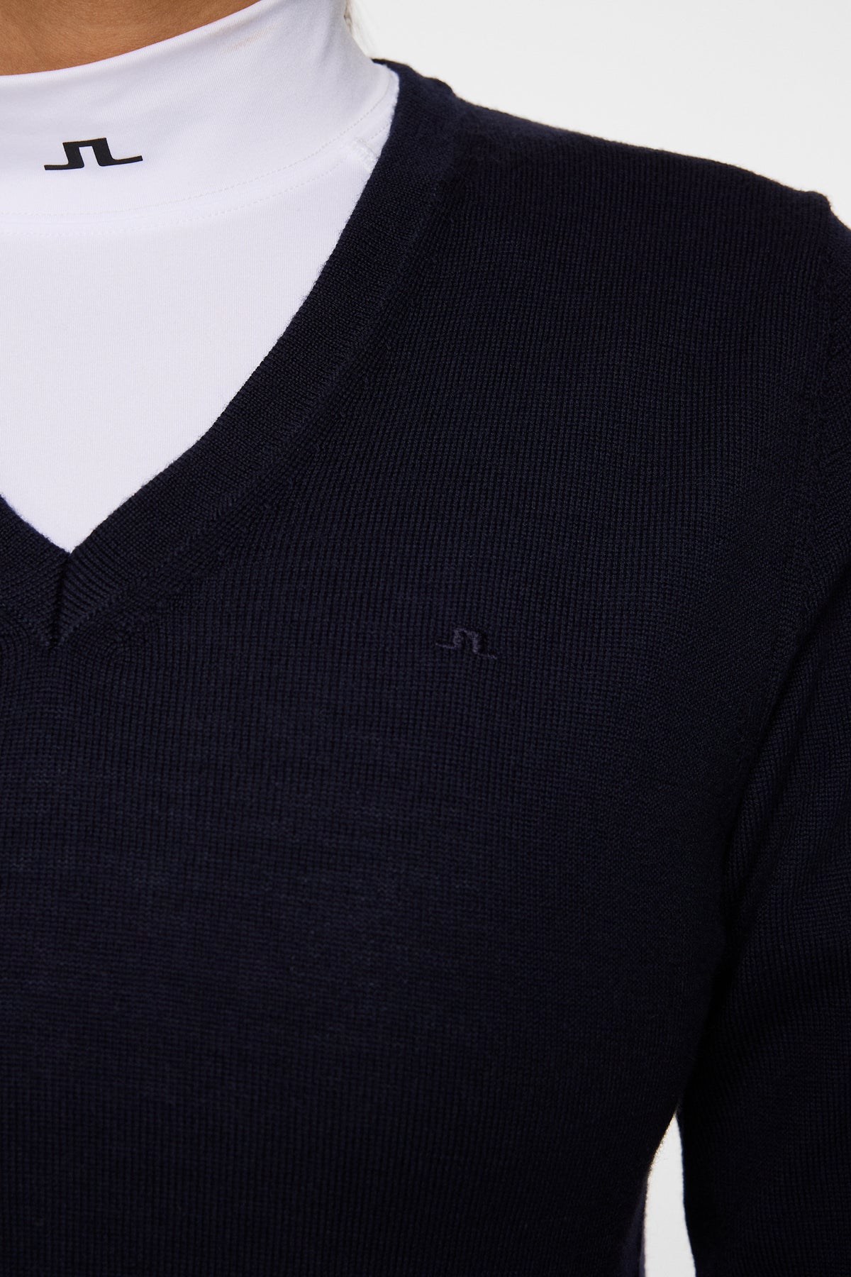 Amaya Knitted Sweater in JL Navy by J.Lindeberg