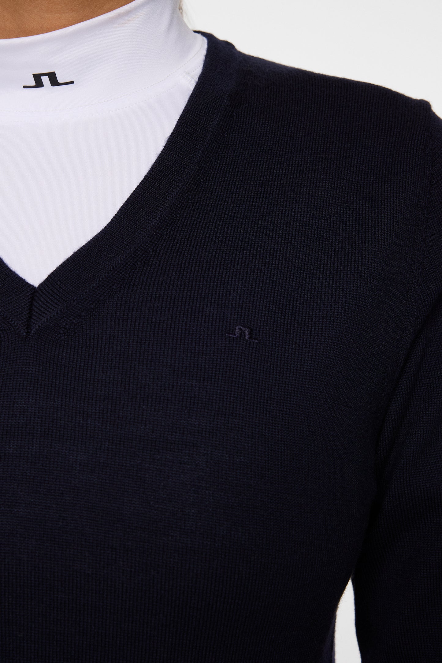 Amaya Knitted Sweater in JL Navy by J.Lindeberg