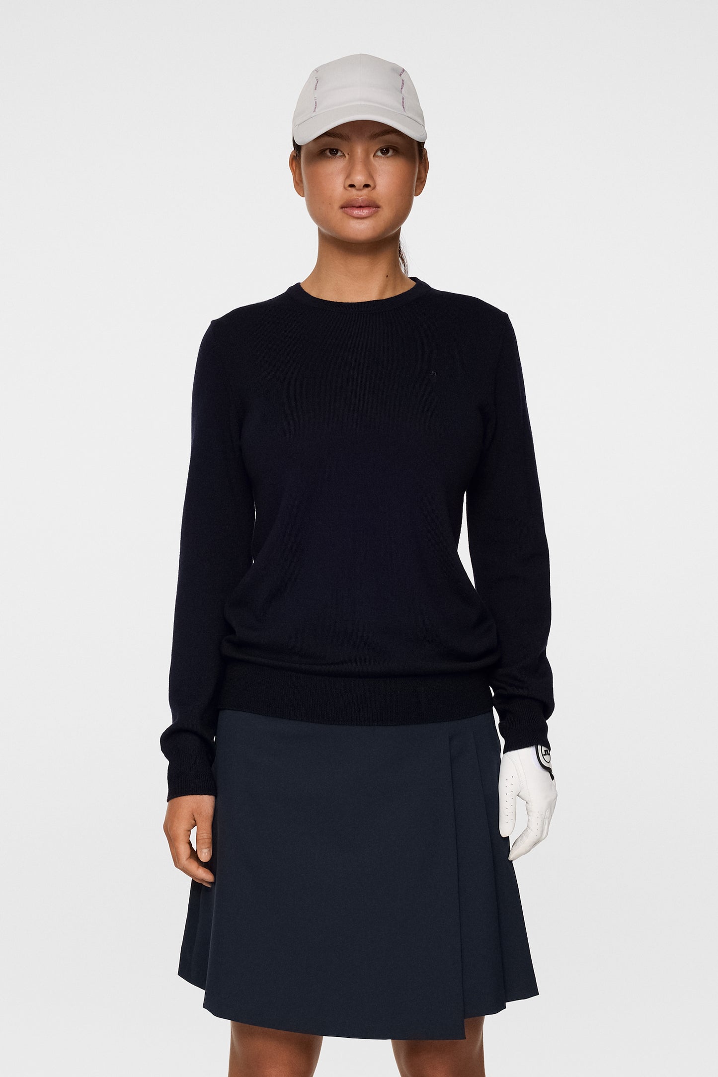 Aria Knitted Sweater in JL Navy by J.Lindeberg