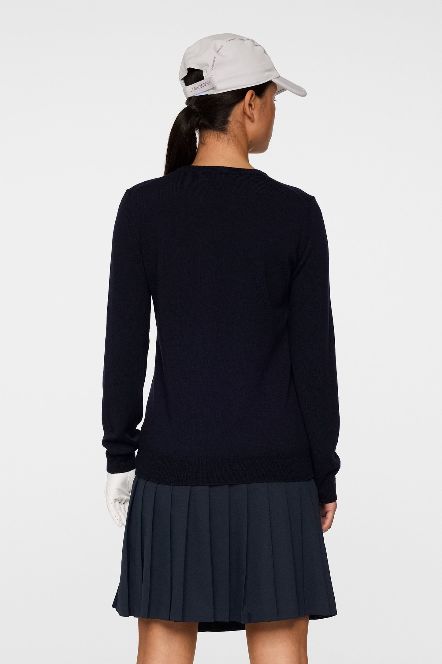 Aria Knitted Sweater in JL Navy by J.Lindeberg