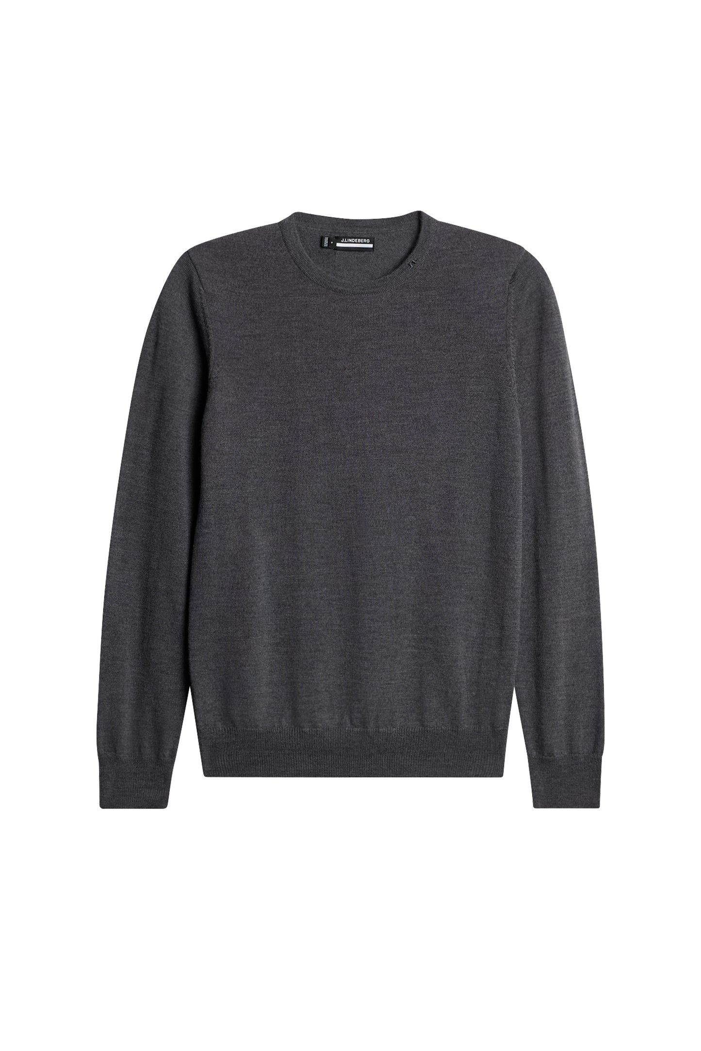 Aria Knitted Sweater in Dark Grey Melange by J.Lindeberg