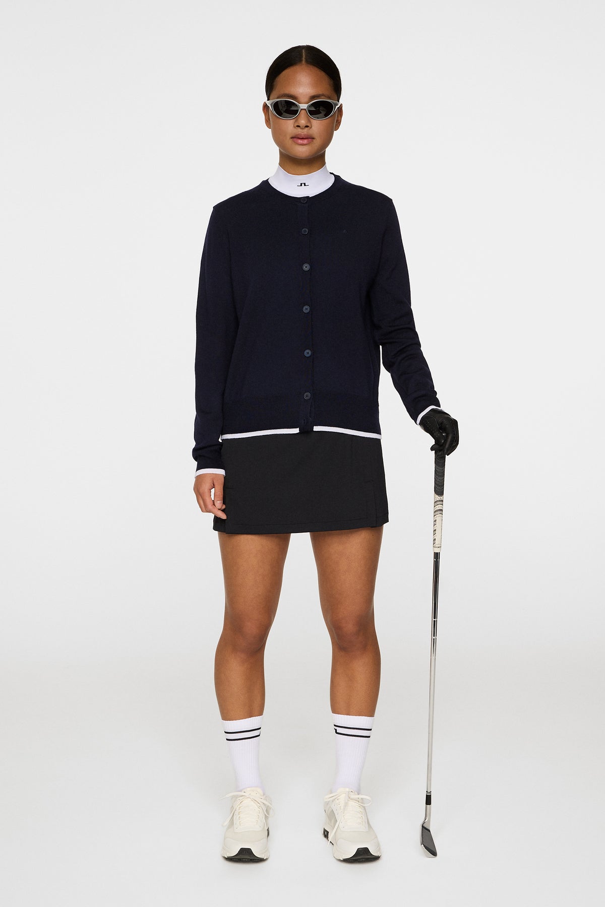 Joanna Knitted Cardigan in JL Navy by J.Lindeberg