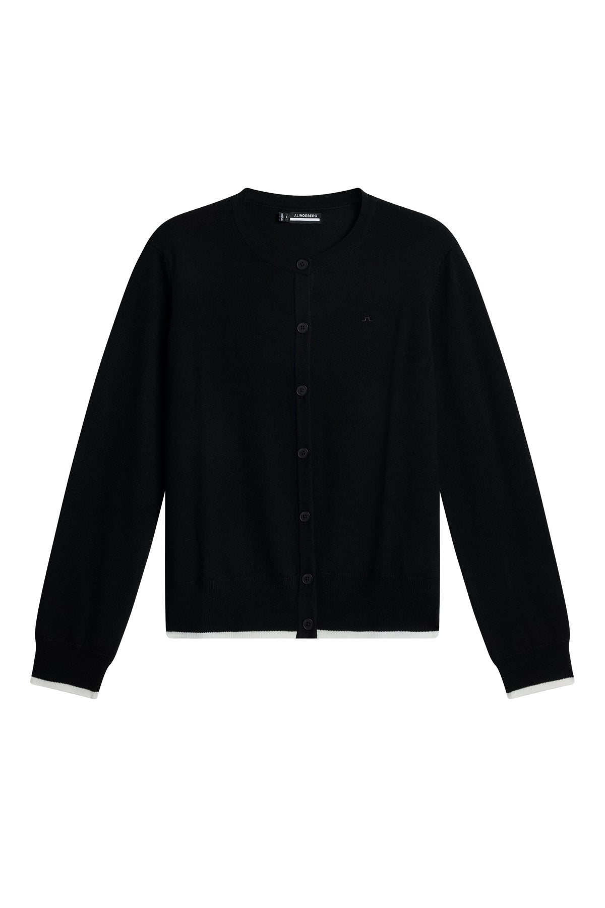 Joanna Knitted Cardigan in Black by J.Lindeberg