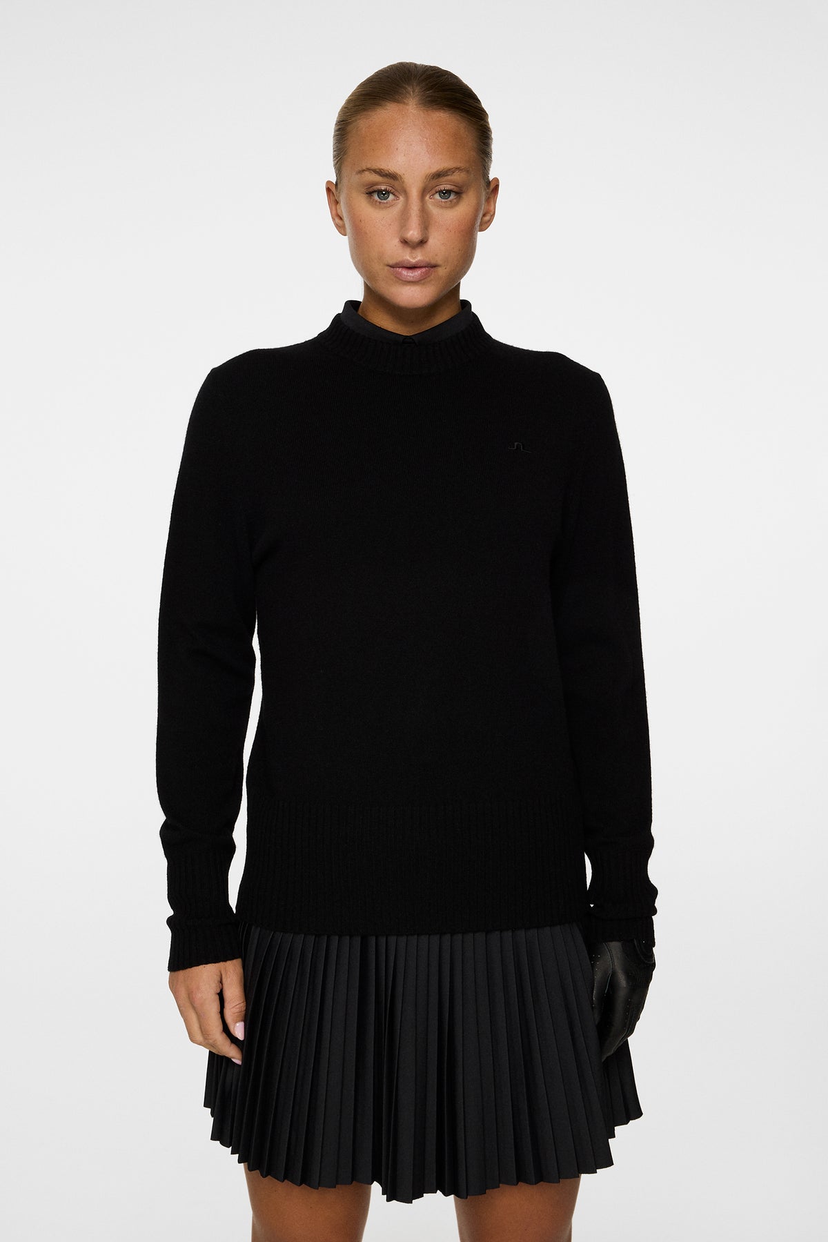 Mina Knitted Sweater in Black by J.Lindeberg