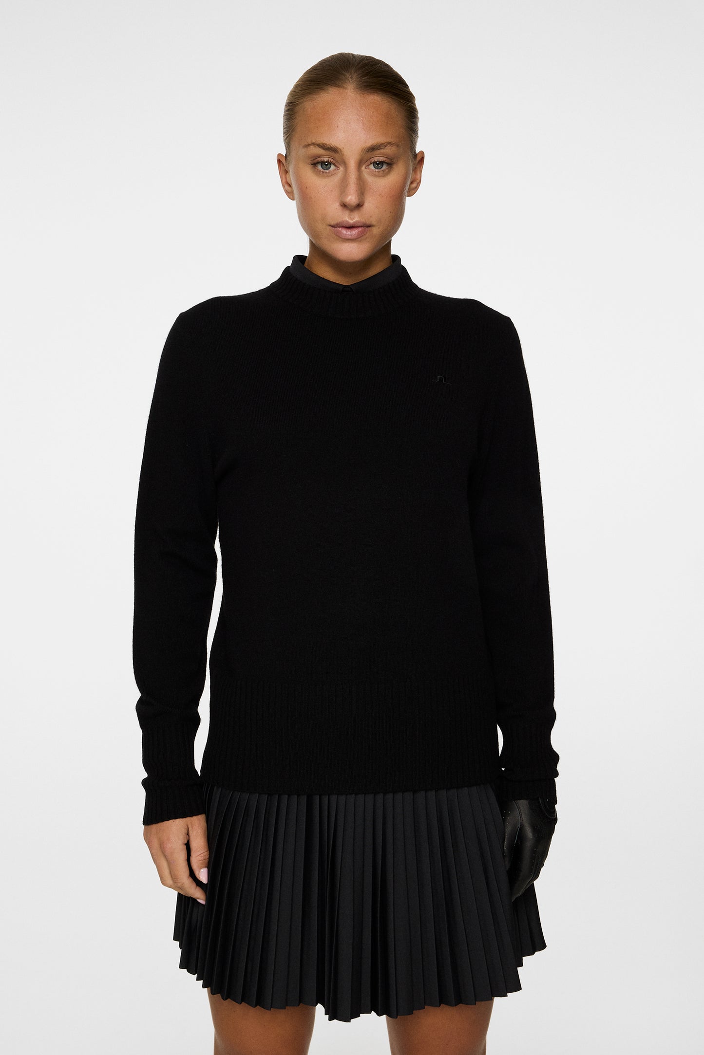 Mina Knitted Sweater in Black by J.Lindeberg