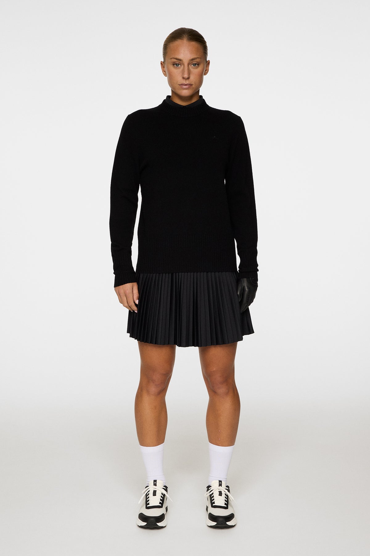 Mina Knitted Sweater in Black by J.Lindeberg