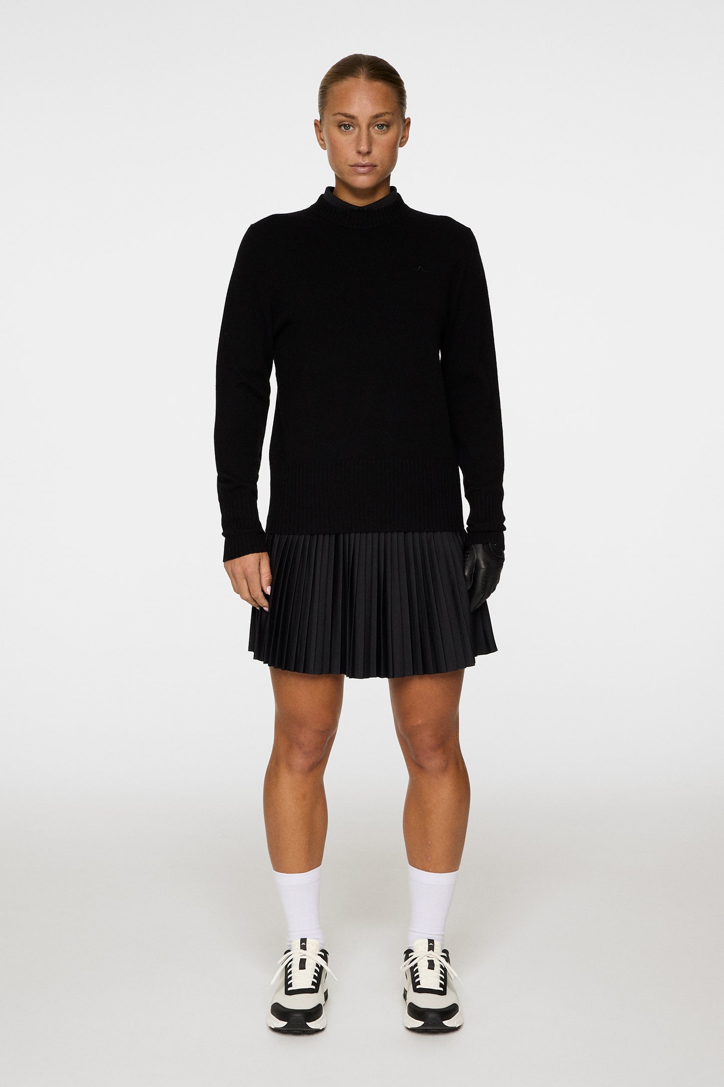 Mina Knitted Sweater in Black by J.Lindeberg